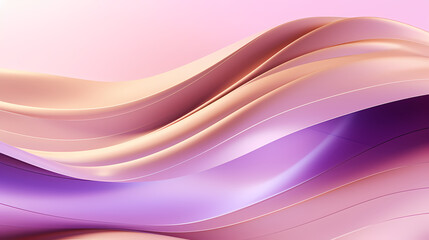 Fototapeta premium Abstract purple gold curve shapes background. luxury wave. Smooth and clean subtle texture creative design. Suit for poster, brochure, presentation, website, flyer. vector abstract design element