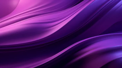 Schilderijen op glas Abstract dark purple curve shapes background. luxury wave. Smooth and clean subtle texture creative design. Suit for poster, brochure, presentation, website, flyer. vector abstract design element © panida