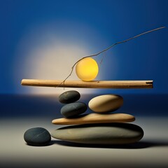 stone and balance