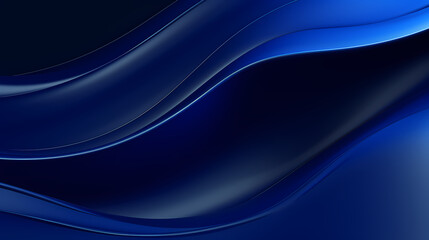 Fototapeta premium Abstract Dark Blue curve shapes background. luxury wave. Smooth and clean subtle texture creative design. Suit for poster, brochure, presentation, website, flyer. vector abstract design element