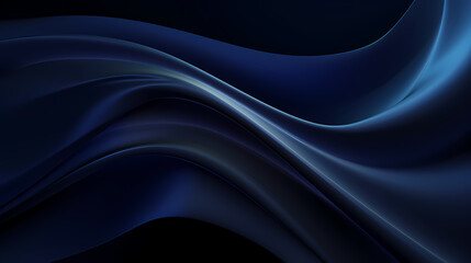 Obraz premium Abstract Dark Blue curve shapes background. luxury wave. Smooth and clean subtle texture creative design. Suit for poster, brochure, presentation, website, flyer. vector abstract design element