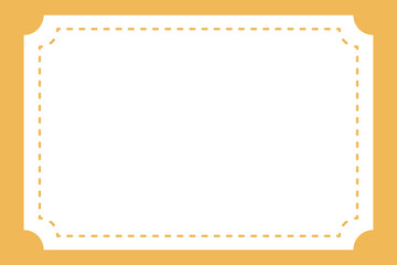 黄色のフレーム