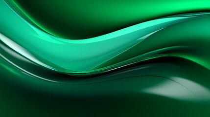 Abstract dark green curve shapes background. luxury wave. Smooth and clean subtle texture creative design. Suit for poster, brochure, presentation, website, flyer. vector abstract design element