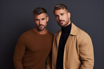 Generative AI - Embracing Love and Unity: A Thoughtful Contemporary Gay Male Couple