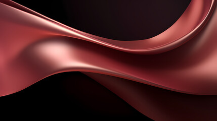 Abstract dark red gold curve shapes background. luxury wave. Smooth and clean subtle texture creative design. Suit for poster, brochure, presentation, website, flyer. vector abstract design element