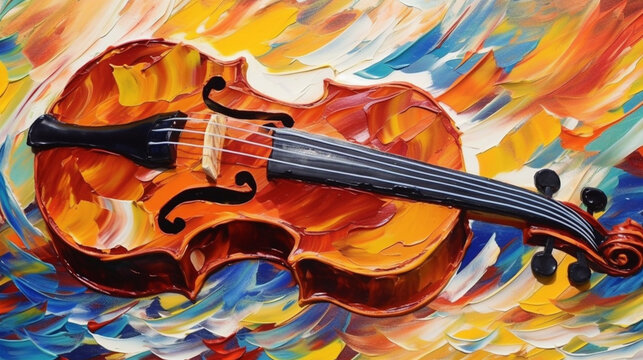 Guitar and fire Generative AI
