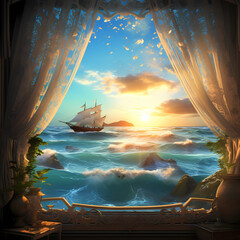beautiful sea view