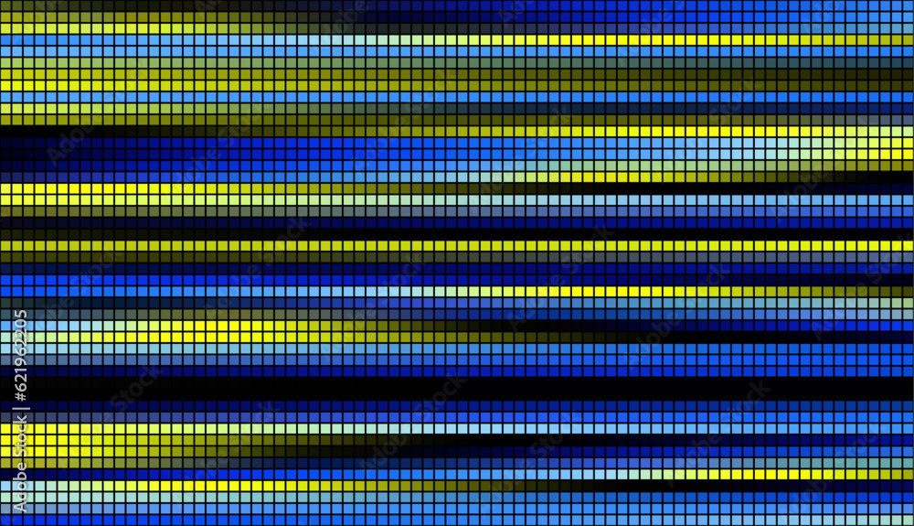Leinwandbilder abstract spectrum colorful mosaic with gradient lines.
