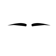 Eyebrow shapes illustration