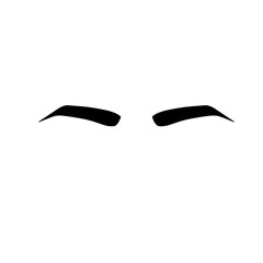 Eyebrow shapes illustration