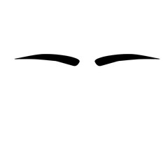 Eyebrow shapes illustration