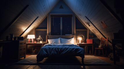 Fototapeta premium Awesome bedroom, esthetics, and elegance bedroom interior
