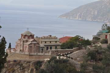The Holy Cell of Saint George Kartsonaion - Skete St Annas is a cell built on Mount Athos
