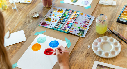 Watercolor Workshop. Colorful Expressions: Women Evoking Emotions through Guided Watercolor Painting