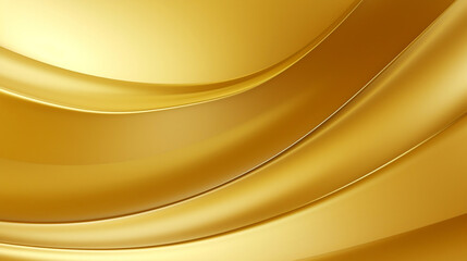 Circular polished brushed gold metallic steel texture backdrop - Golden shiny background banner pattern, Generative Ai