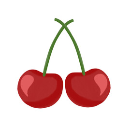 Cherry is a type of fruit. It has a sweet and sour taste.