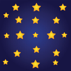 Big set of stars - vector. Vector star icons isolated. Black star icon