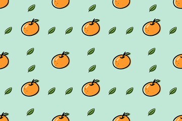 Oranges background 