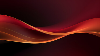 Abstract dark orange curve shapes background. luxury wave. Smooth and clean subtle texture creative design. Suit for poster, brochure, presentation, website, flyer. vector abstract design element
