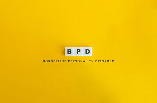 Borderline personality disorder (BPD) Mental Illness. Banner and Concept Image.