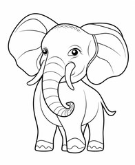 Obraz premium coloring page