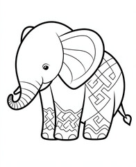 Obraz premium coloring page