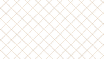 Diagonal beige checkered on the white background