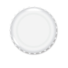 White Beer bottle cap