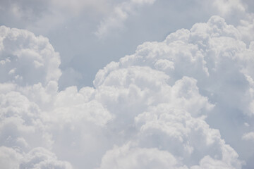 white cloud background and texture. multi cloud layers.