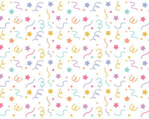 confetti vector pattern, birthday party background, confetti texture