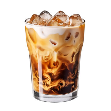 Cold Brewed Iced Latte Coffee On Plastic Cup Side View Generative Ai  Technology, Ice, Coffee, Latte PNG Transparent Image and Clipart for Free  Download