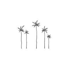 Obraz premium Logo element, clipart, nature, outline, tattoo, handdrawn, drawing