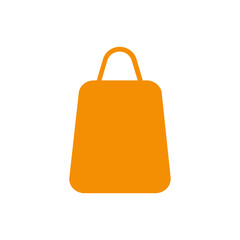 Shopping Bag Icon Isolated on White Background
