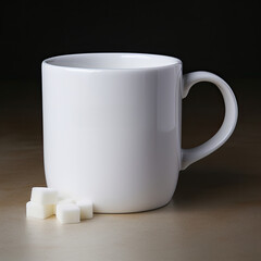 coffee still life on black