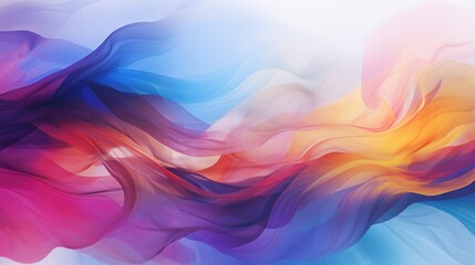 Abstract colorful background with fluid wavy shapes