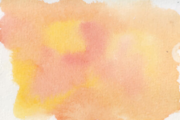 Abstract watercolor vector banner background, red-yellow color watercolor vector splash background eps file, cloudy effect watercolor banner, modern watercolor splash template