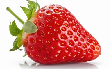 Strawberry isolated on white background, Generative AI