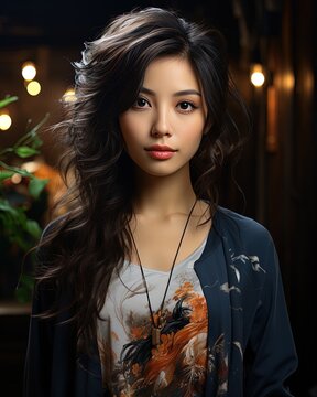 Young Asia Woman Portrait