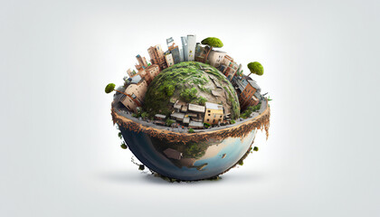 Disruption of the ecological balance in the world
