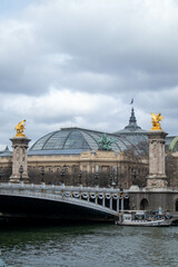 Fototapeta premium Ponte Alessandro III, città di Parigi, Francia
