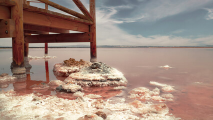 Laguna Rosa de Torrevieja, alicante