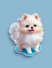 white kitten with a pink bow