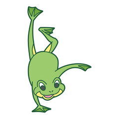 アクロバティックなカエル カラー