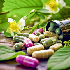 Alternative medicine herbal organic capsules - 622012478