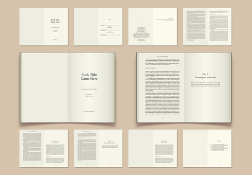 Fully Styled Digest Book Layout Template