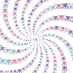 PNG  background with spiral motif