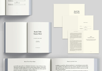 Fully Styled Trade Book Layout Template