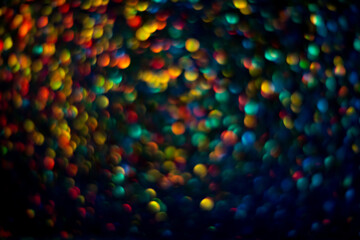 Bokeh lights background. Glitter bokeh lights. Festive background. Abstract background with bokeh...
