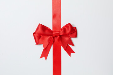 Concept of different ribbons, ribbons for gift and presents