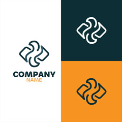 Business corporate S letter logo design vector, Simple Corporate monogram Logo design